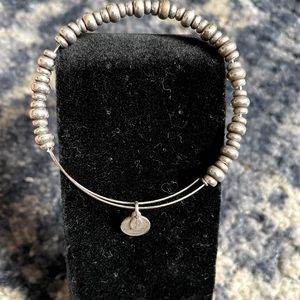 Alex and Ani silver bead bracelet